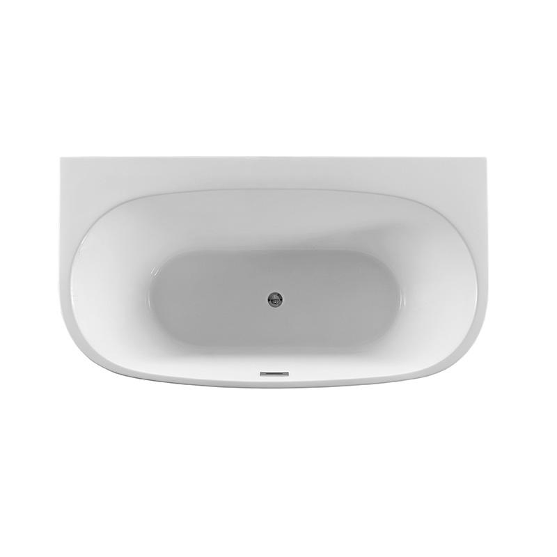 Bañera de hidromasaje de acrílico moderna con combinación de agua y aire