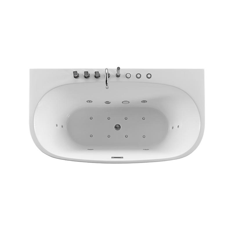 Bañera de hidromasaje de acrílico moderna con combinación de agua y aire