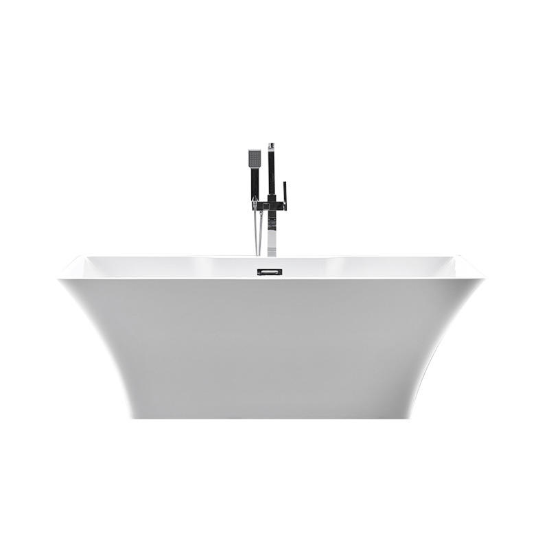 59” 67” Bañera acrílica cómoda de baño de diseño simple 6837